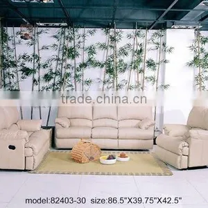 Genuine Leather Three Seat Sofa. Two Seat Sofa. Small Table. Comfortable and High Quality Leather Sofa Set B48162 thumbnail-1