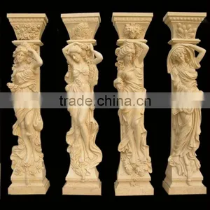 Garden Marble Statue Pillar Design thumbnail-1