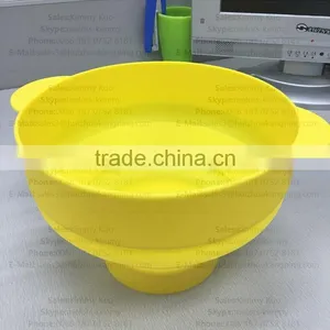 Hot Selling Pop Corn Bowl Maker BPA Free Silicone Microwave Popcorn thumbnail-1