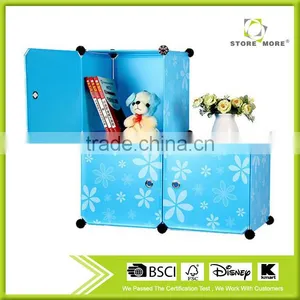 PP Combination Storage Shelf ,DIY Children's Toy Chest Storage Cabinets thumbnail-1