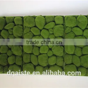 Indoor Decoration Flocking Moss Rock Shape Wall Moss Panel Backdrop thumbnail-2