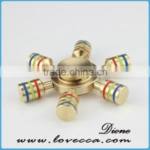 Wholesale Copper Spinner Spiral Gyro Hand Toy Finger Spinner Fidget Metal thumbnail-4