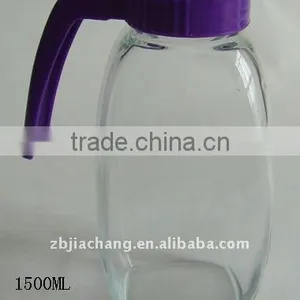 1500ml Glass Juice Jar With Plastic Lid thumbnail-1