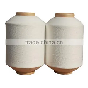 Wholesale Dyed 25s/2 28s/2 32s/2 40s/2 50s/2 60s/2 Twist Spun Polyester Spandex Yarn thumbnail-1