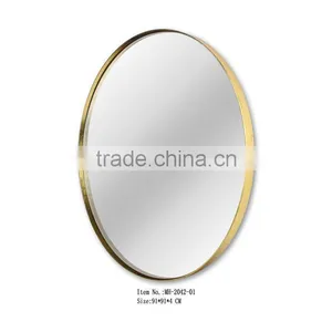 Iron Round Framed Mirror for Home Decor MH-2042-01 thumbnail-1