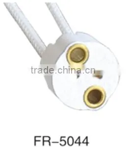 Porcelain Electrical Light Fittings Parts With Electrical Cord thumbnail-2