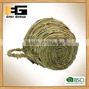 Nature Rattan Cup Shape Garden Plant With Wicker Planter Boxes thumbnail-3