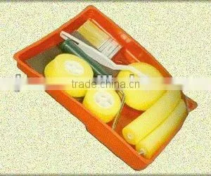 Plastic Tray Roller Frame Foam Corner Roller Frame Roller Covers Paint Tray Sets thumbnail-1