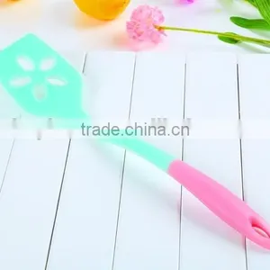 Silicone Slotted Turner Cooking Tools Egg Stir Frying Fish Slice Shovel thumbnail-1