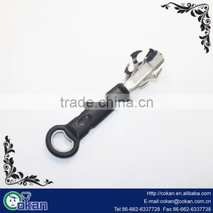 Black Plastic Antislip Handle Silver Tone Plate Bowl Dish Clip Tong thumbnail-3