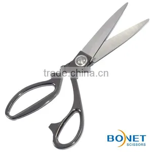 S13002G/B/C/S 9-1/2" 4 Colors Superior Quality Ice Tempered Stainless Steel Blade Zinc-alloy Handle Tailor Fabric Scissors thumbnail-2