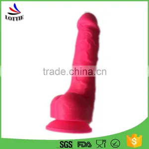 Realistic Silicone Big Penis for Women, Dildos Soft Silicone Vibrating Dildos, Silicone Sex Toys for Ladis thumbnail-1