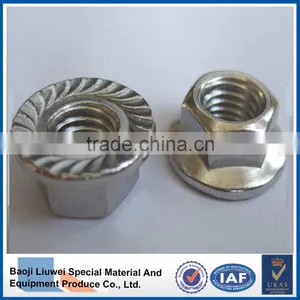 SUPPLY HOT SELL ANG HIGH QUANLITY DIN6923 HEXAGON NUTS WITH FLANGE thumbnail-1