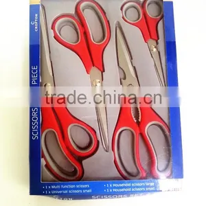 5-9 Inch NEW and Hot Rubber Kitchen Non-slip Handle Scissors thumbnail-1
