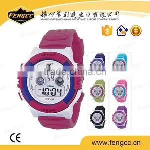 3ATM Waterproof Multifunction Silicone Wristband Watch thumbnail-1