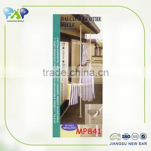 Indoor Balcony Folding Stand ABS Plastic Multi Lift Laundry Drying Rack thumbnail-1