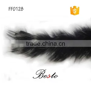 Wholesale New Custom Products Dog's Tail Shape Black Color Real Natural Feather for Decoration thumbnail-2