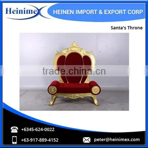 High Quality Fibreglass Christmas Santa Throne thumbnail-1
