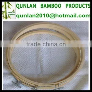 Natural Bamboo Embroidery Frame Round thumbnail-4