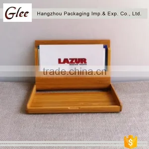 Cute Useful Simple Bamboo Business Card Holder/boxes thumbnail-1