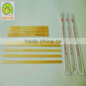 Individually Paper Wrapped Wooden Coffee Stirrer for Restaurant thumbnail-3