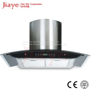 2017 Hot Selling Model 900mm Range Hood , European Range Hood JY-HP9004 Push Putton With Display Range Hood thumbnail-1