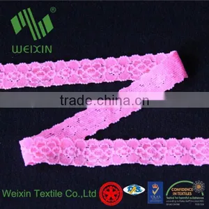Beautiful Flower Designed Picot Elastic Tape for Garment Used thumbnail-2
