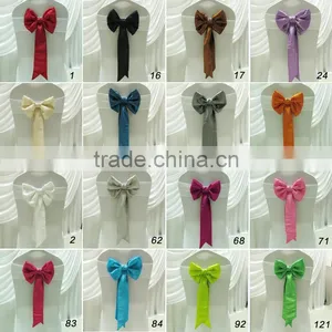 New Design Spandex Chair Band With Bow/Bowknot for Wedding Banquet thumbnail-3