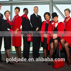 OEM Custom Airline Uniform For Stewardess, Airline Hostess Uniform, Airport Uniform thumbnail-1