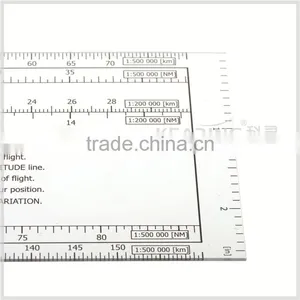 Kearing Flexible Plastic Ultimate Rotating Azimuth Plotter for Pilot Flight #KCNP-1 thumbnail-4