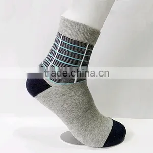 Striped Style High Quality Dress Business Men Socks thumbnail-1