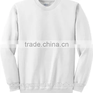 Custom Unisex Sweatshirt Cotton Plain Blank Crew Neck Sweatshirt thumbnail-3