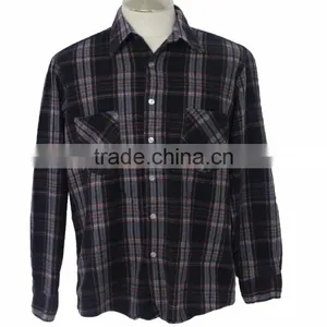 Plaids Mens Flannel Shirts/ Casual Shirts Golf Shirts Custom 2015 thumbnail-1