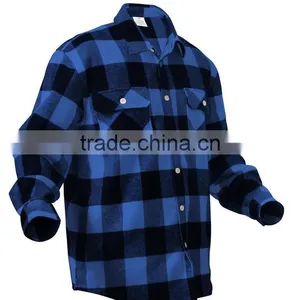 210 Grams Hot Sale Silk/cotton Stylish Flannel Shirts Oem thumbnail-1