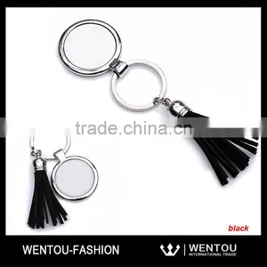 Vintage Gift Monogram Tassel Preppy Keychain thumbnail-4