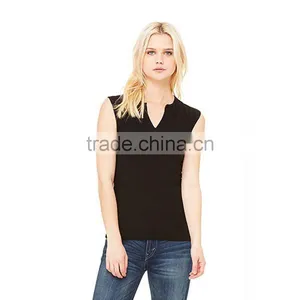 Bella+Canvas Women's Cotton Spandex Slit-V Raglan Tee - 95% Combed and Ring-spun Cotton 5% Spandex and Comes With Your Logo thumbnail-1