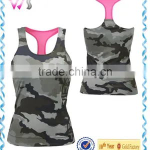 Summer Wholesale Ladies Yoga Tops Discounted Sports Tank Tops Girls Women Gym Sportswear thumbnail-1