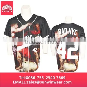 New Sports Design Custom Made Baseball Jerseys thumbnail-6