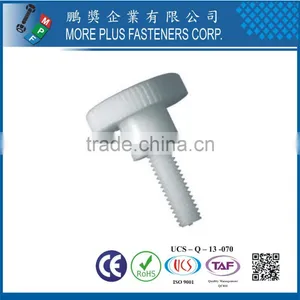 Made in Taiwan Nylon Plastic Knurled Thumb Screw thumbnail-6