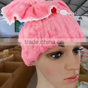 Bamboo Fiber Hair Towel / Hair Drying Bath Towels thumbnail-1