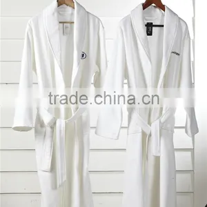 High Quality 100% Cotton Luxury Hotel Waffle Bathrobe thumbnail-3