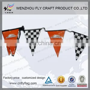 Custom Design Outdoor Triangle PVC Bunting String Flag Line for Advertising or Decoration thumbnail-5