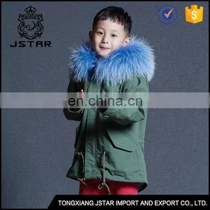 2017 Top Selling Products Childrens Faux Fur Collar Jacket Coats Sale thumbnail-4