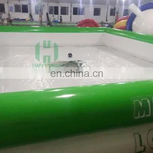 Green and White 10mL*8mW*1.2mH 0.6mm Pvc Inflatable Swiming Pool Adult Size Inflatable Pool thumbnail-2