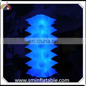 Commercial Creative Inflatable Led Pillar, Inflatable Lighting Tree Shape for Celebration, Led Lighting Column for Advertising thumbnail-1