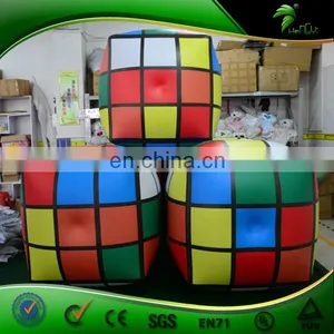Advertising Vinyl Inflatable Rubik's Cube Helium Cube Beach Ball thumbnail-1