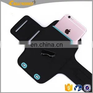 Unisex Armband Case Bluetooth Smart Armband Handleiding Black Fabric Custom Phone Running Silicone Reflective Sport Armband thumbnail-4
