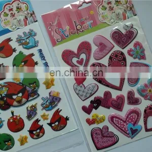 Custom Shining 3D Colored Number Bubble Sticker thumbnail-4
