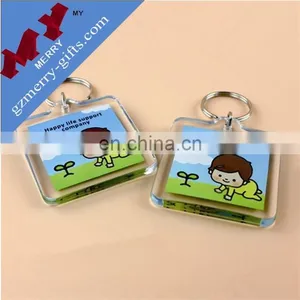 Eco-friendly Cheap Blank Printed Acrylic Key Chain thumbnail-1