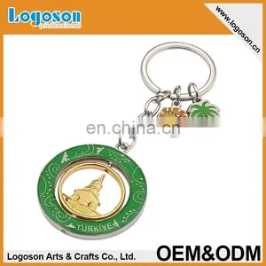 2016 Top Quality Personalized Souvenir Spinning Keychain thumbnail-4